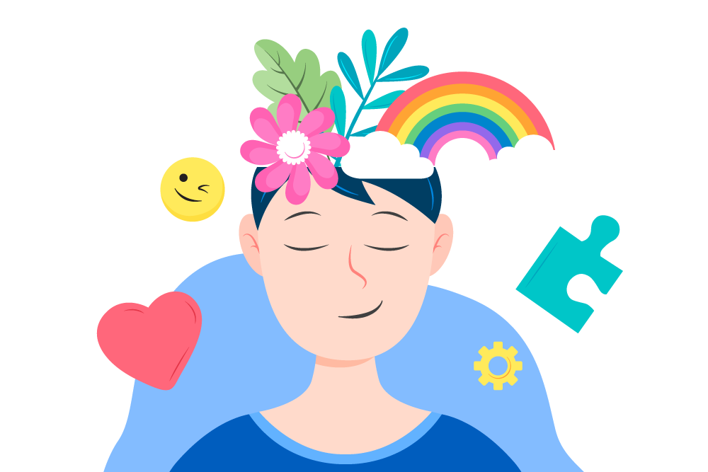 A child with a healthy mind